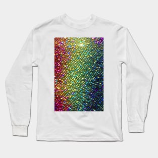 Shiny Glitter & Sparkle Beaded Glamour Long Sleeve T-Shirt